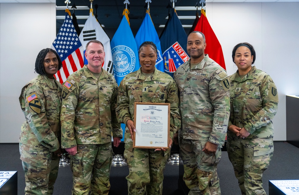 2LT Phillips Promotion Ceremony