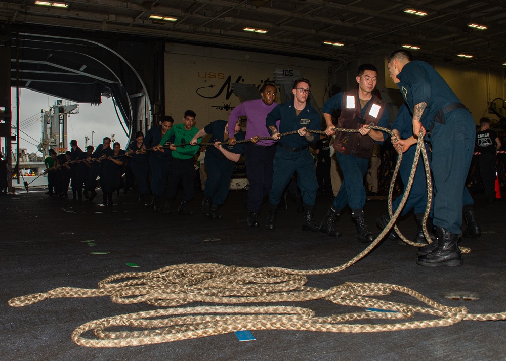 Nimitz Conducts Replenishment-at-Sea