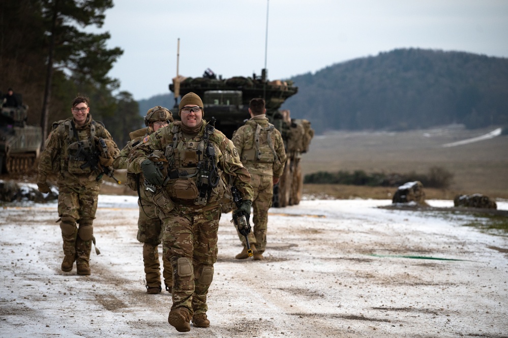 2d Cavalry Soldiers Assault a Town