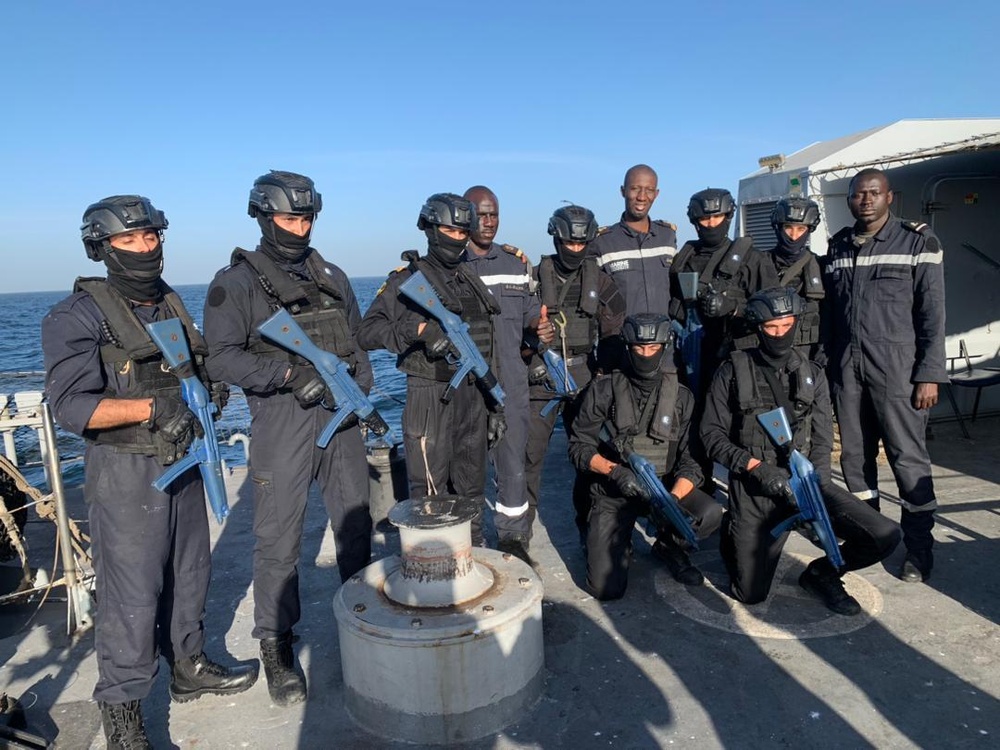 Moroccan VBSS team conducts training aboard Senegalese ship