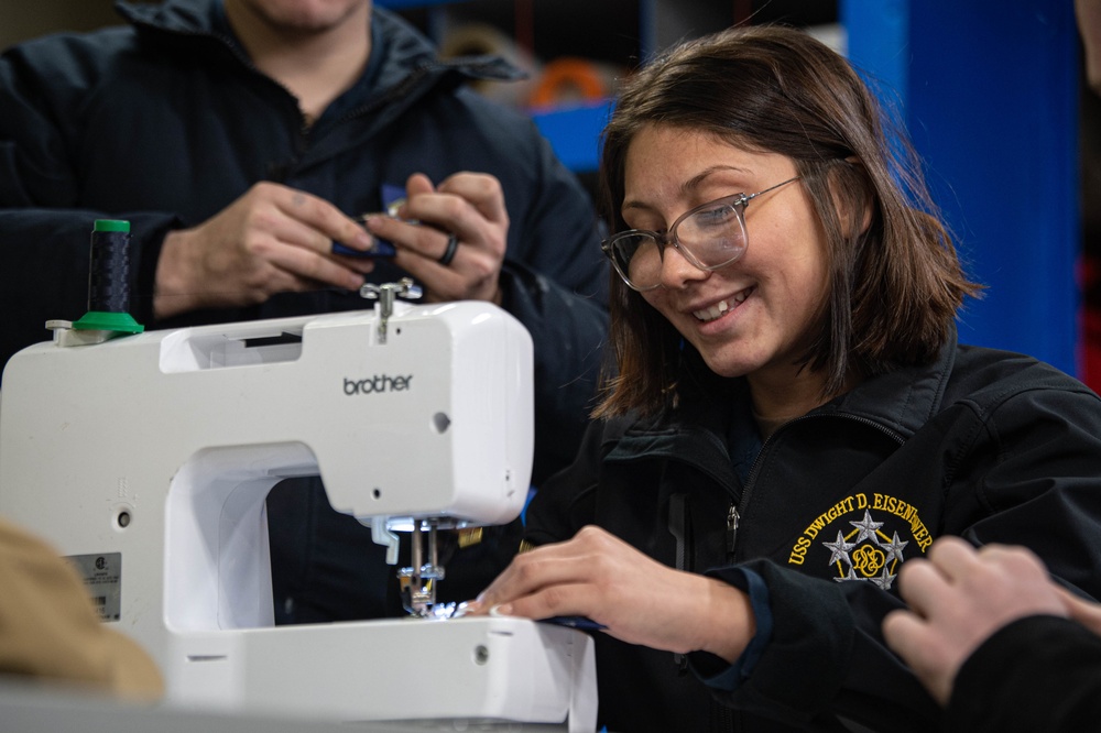 Ike Conducts Maintenance in Naval Station Norfolk