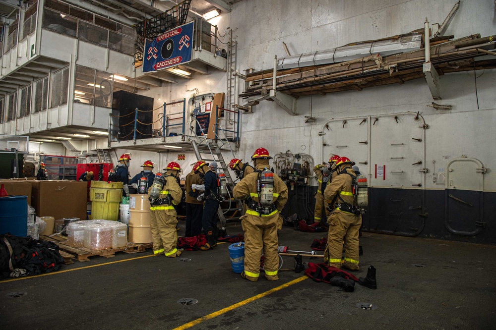 Ike Conducts Maintenance in Naval Station Norfolk