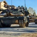 Tanks from the 1st Battalion, 37th Armored Regiment train at the Joint Readiness Training Center