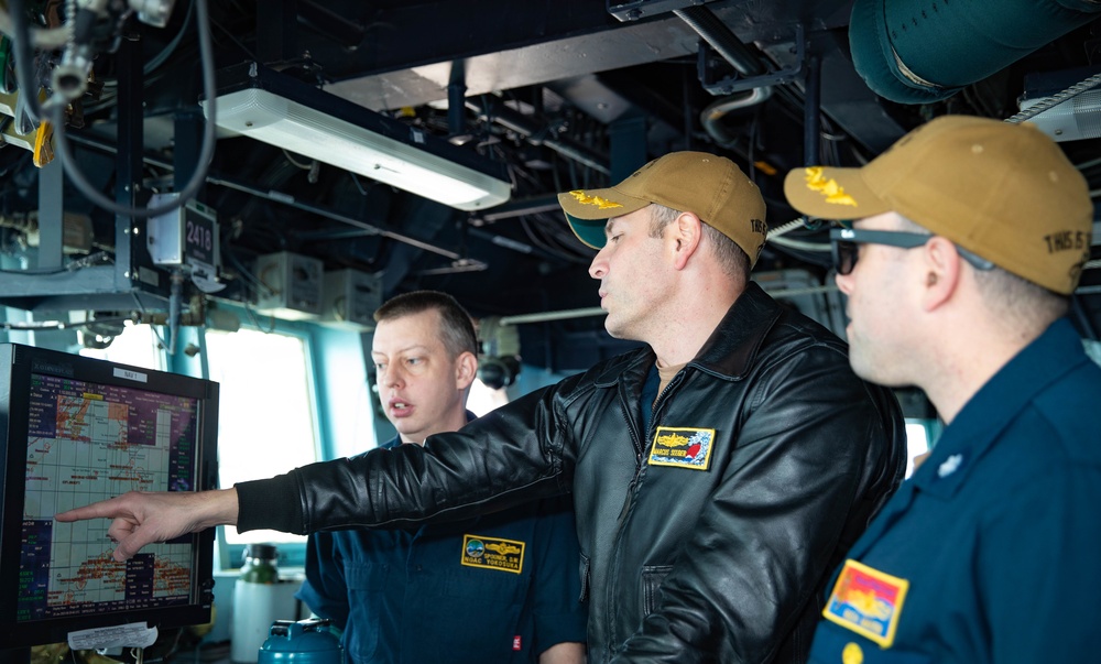 USS Benfold conducts underway operations