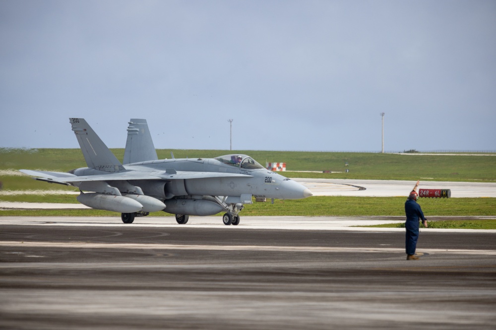 VMFA-312 Arrives at Anderson AFB For ATR