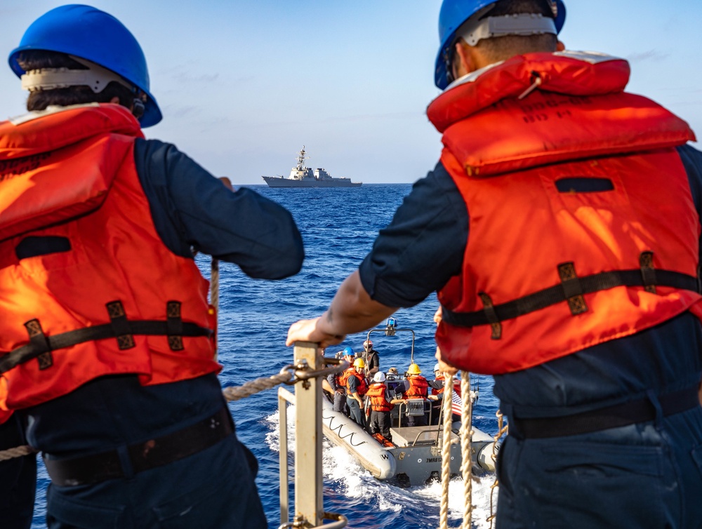 USS Benfold conducts underway operations