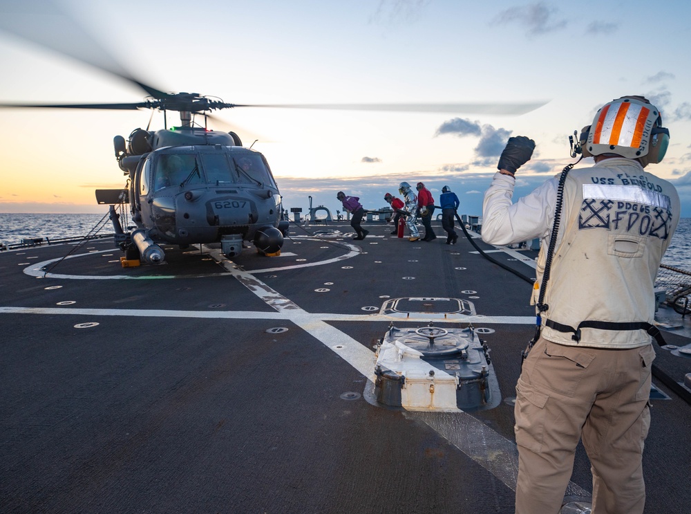 USS Benfold conducts underway operations