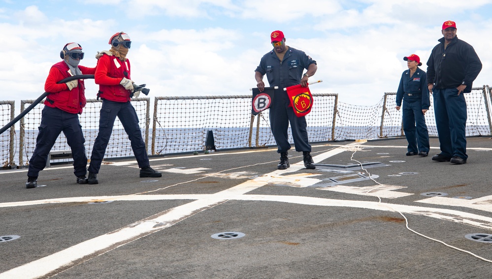 USS Benfold conducts underway operations