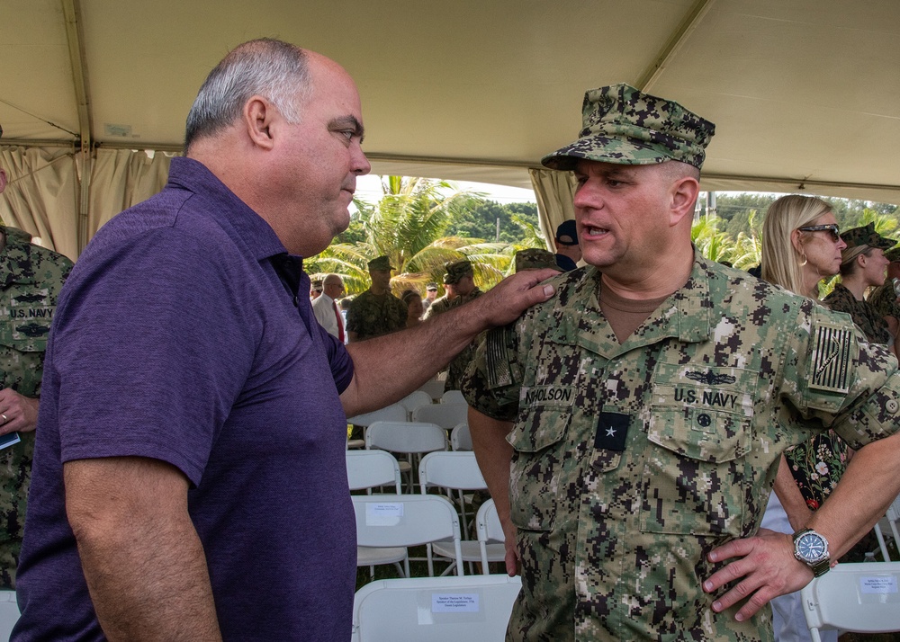 Marine Corps Base Camp Blaz Reactivation and Naming Ceremony