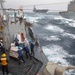 Decatur Replenishment at Sea with USNS Big Horn