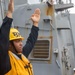 Decatur Replenishment at Sea with USNS Big Horn