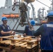 Decatur Replenishment at Sea with USNS Big Horn