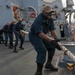 USS Truxtun Departs Haifa