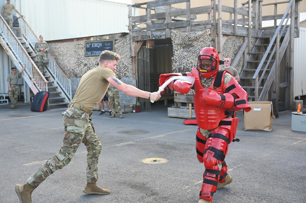 Fly-Away Security Team practices close quarters engagements