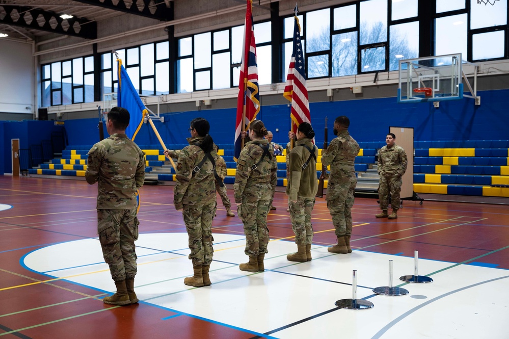 Honor Guard practice