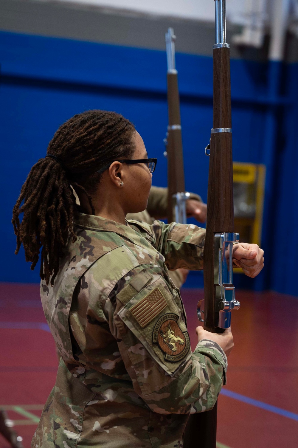 Honor Guard practice