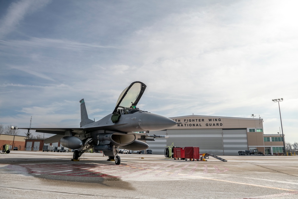 180FW Conducts Training Flights