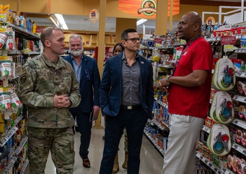 Honorable Alex Wagner visits Laughlin Air Force Base