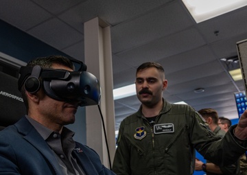 Honorable Alex Wagner visits Laughlin Air Force Base