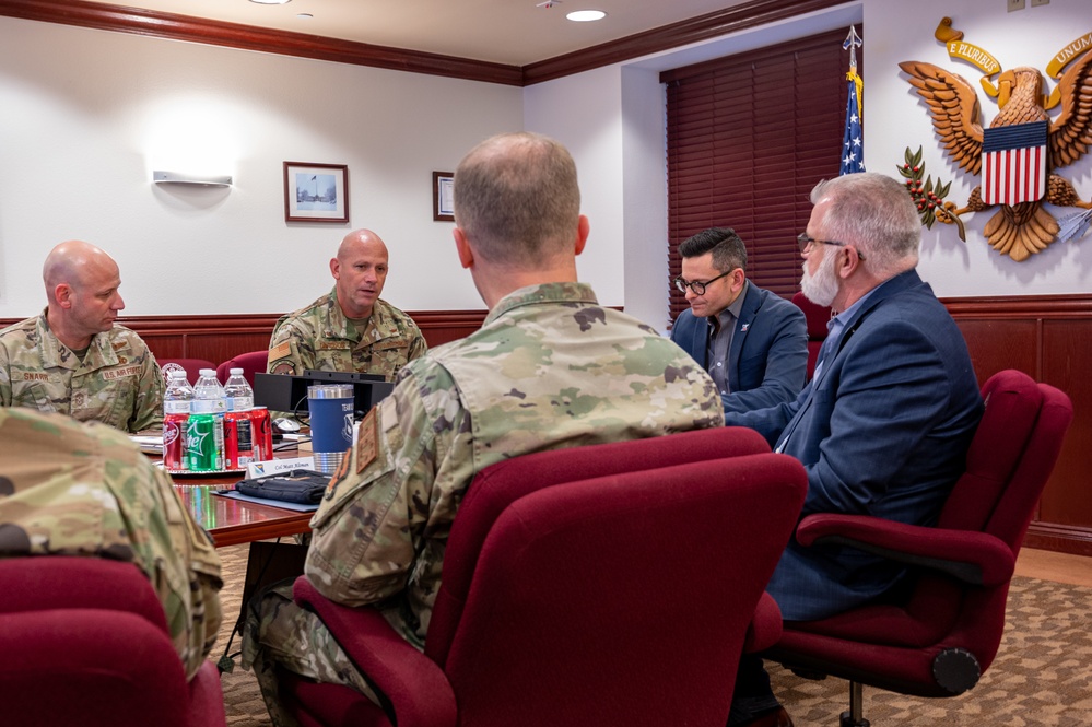 Honorable Alex Wagner visits Laughlin Air Force Base