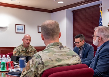 Honorable Alex Wagner visits Laughlin Air Force Base