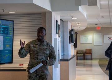 Honorable Alex Wagner visits Laughlin Air Force Base