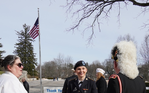 88th Readiness Division Support McKinley Presidential Wreath Laying Ceremony