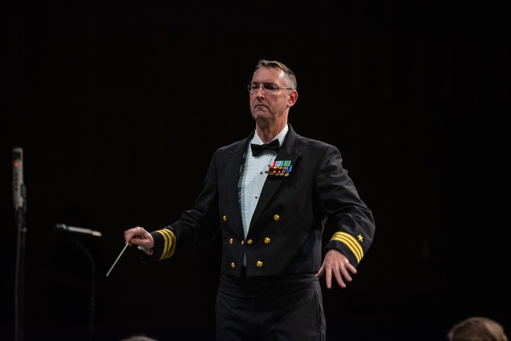 The United States Navy Band performs at River Hill High School