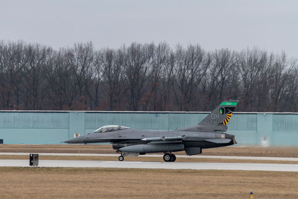 180FW Conducts Training Flights