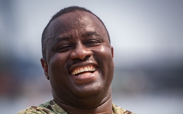 Faces of Obangame Express 2023 - U.S. Navy Lt. Victor Agunbiade