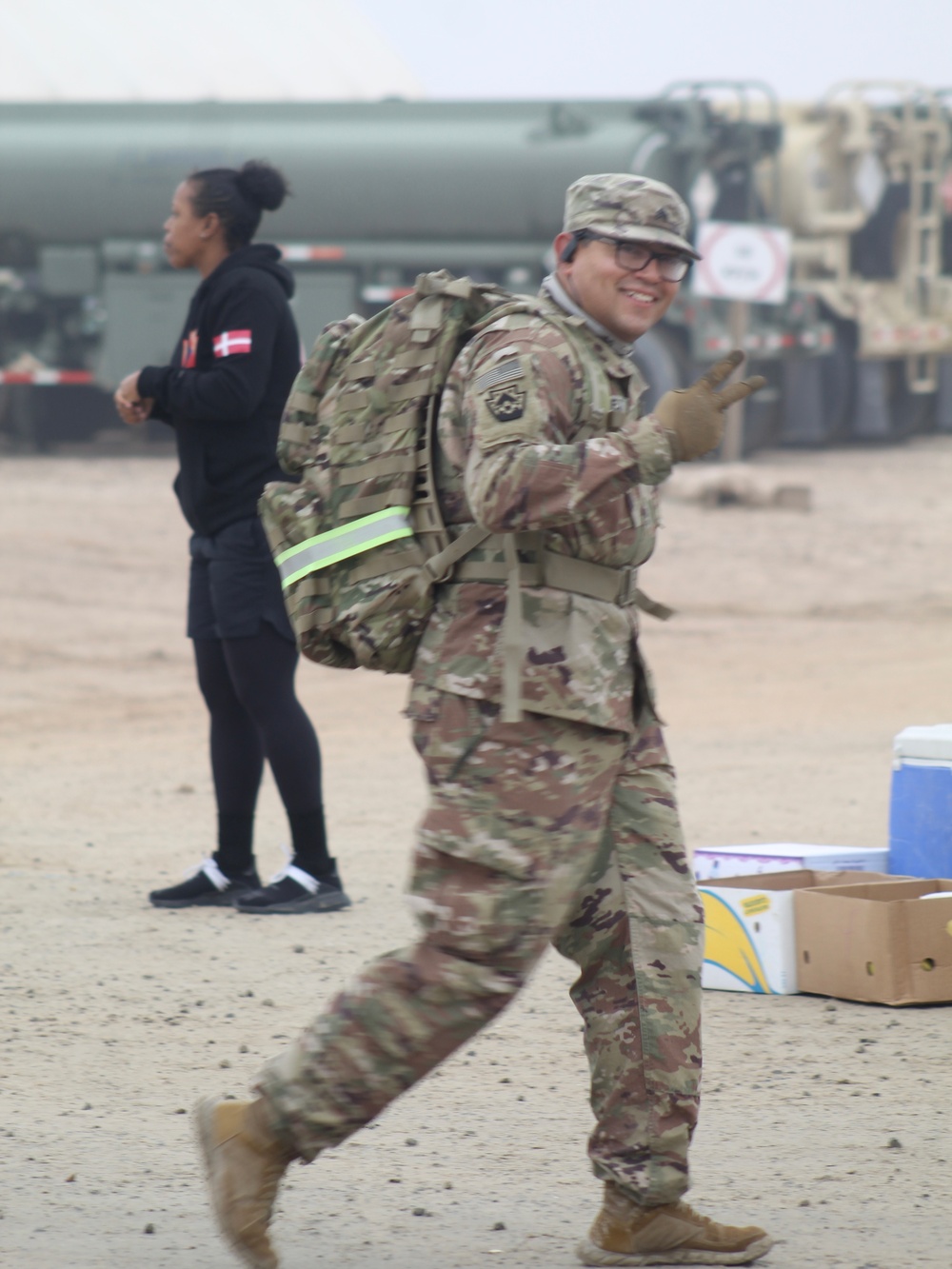 Deployed 252nd CSC Soldiers endure DANCON