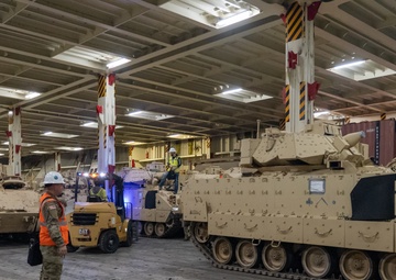 USTRANSCOM sends more than 60 Bradley Fighting Vehicles to Ukraine