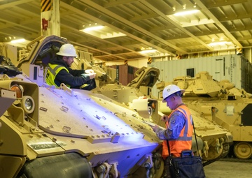 USTRANSCOM sends more than 60 Bradley Fighting Vehicles to Ukraine