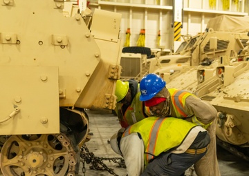 USTRANSCOM sends more than 60 Bradley Fighting Vehicles to Ukraine