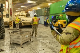 USTRANSCOM sends more than 60 Bradley Fighting Vehicles to Ukraine