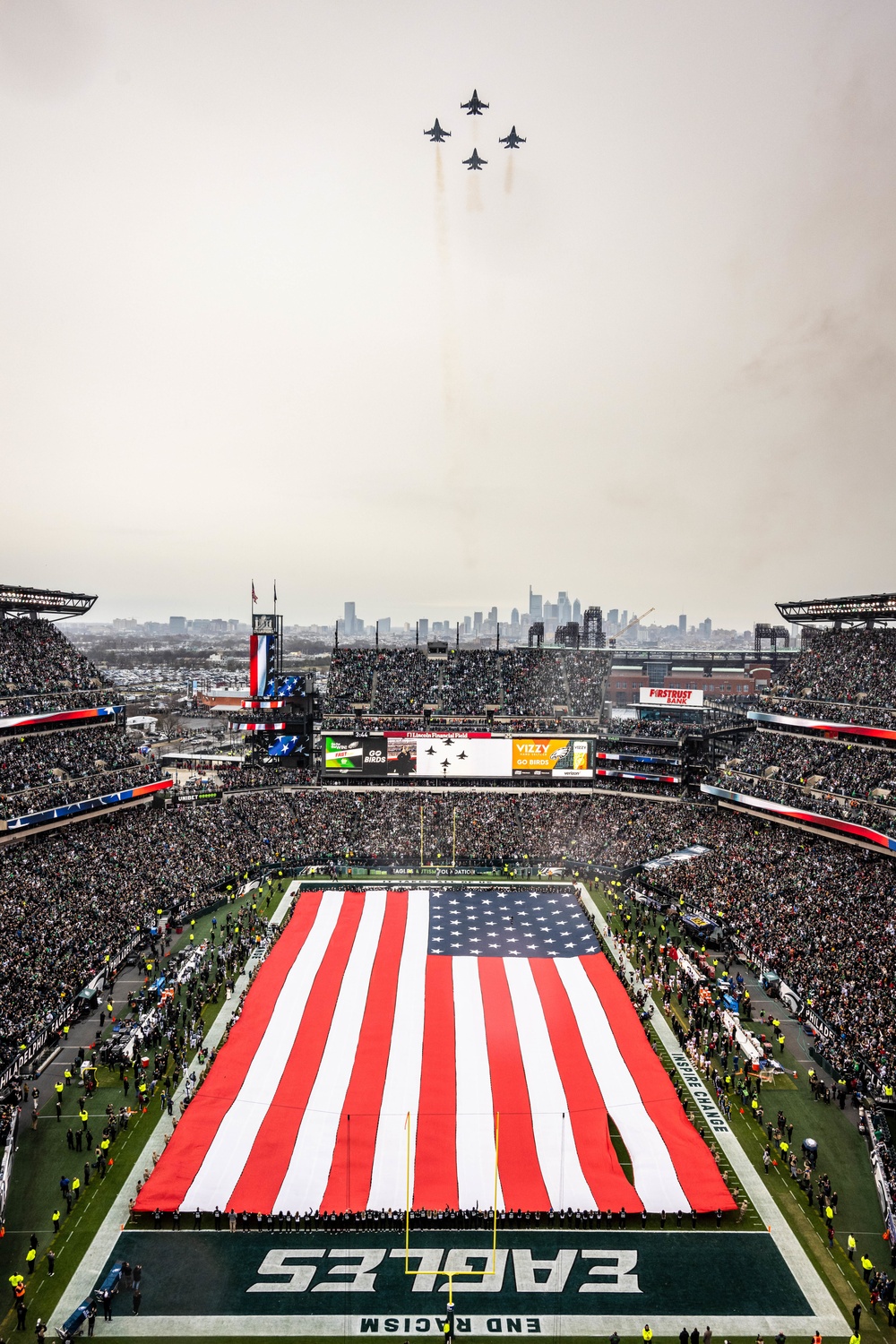 177th Fighter Wing NFC Championship Flyover