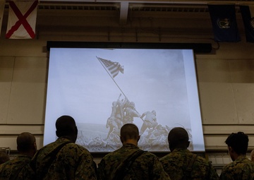 Kilo Company Eagle Globe and Anchor Ceremony