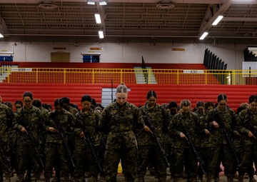 Kilo Company Eagle Globe and Anchor Ceremony