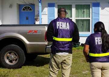 FEMA Disaster Survivor Assistance Team Door to Door
