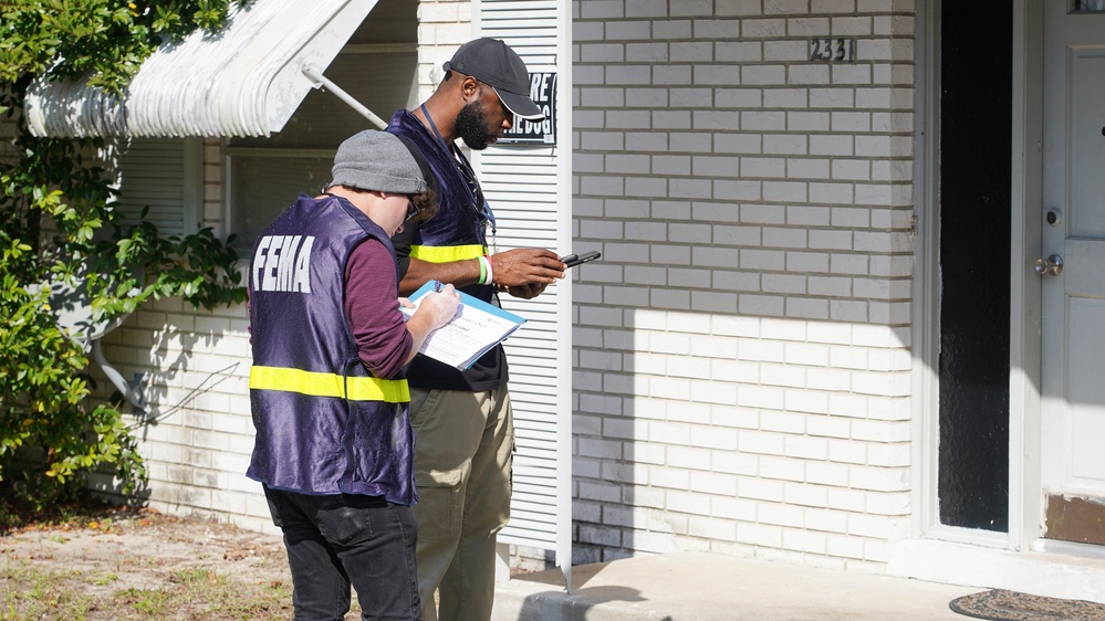 FEMA Disaster Survivor Assistance Team Door to Door