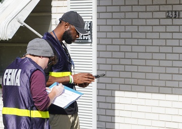 FEMA Disaster Survivor Assistance Team Door to Door