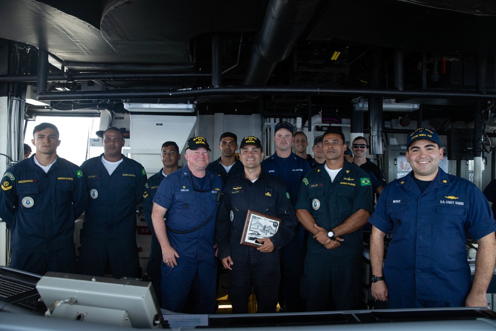 USCGC Stone’s crew builds partnerships with Brazil Navy