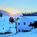 Sunset at Fort McCoy's Whitetail Ridge Ski Area