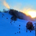 Sunset at Fort McCoy's Whitetail Ridge Ski Area