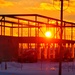 Sun sets on another day of brigade headquarters construction at Fort McCoy