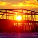 Sun sets on another day of brigade headquarters construction at Fort McCoy