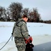 Airmen jump in for cold-water immersion training as part of Air Force-led Cold-Weather Operations Course at Fort McCoy