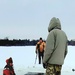 Airmen jump in for cold-water immersion training as part of Air Force-led Cold-Weather Operations Course at Fort McCoy