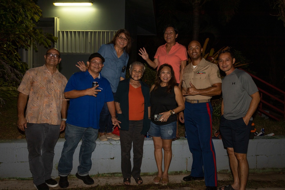 MARFORPAC Band performs for the local Guam community at Hagåt Mayor's Office