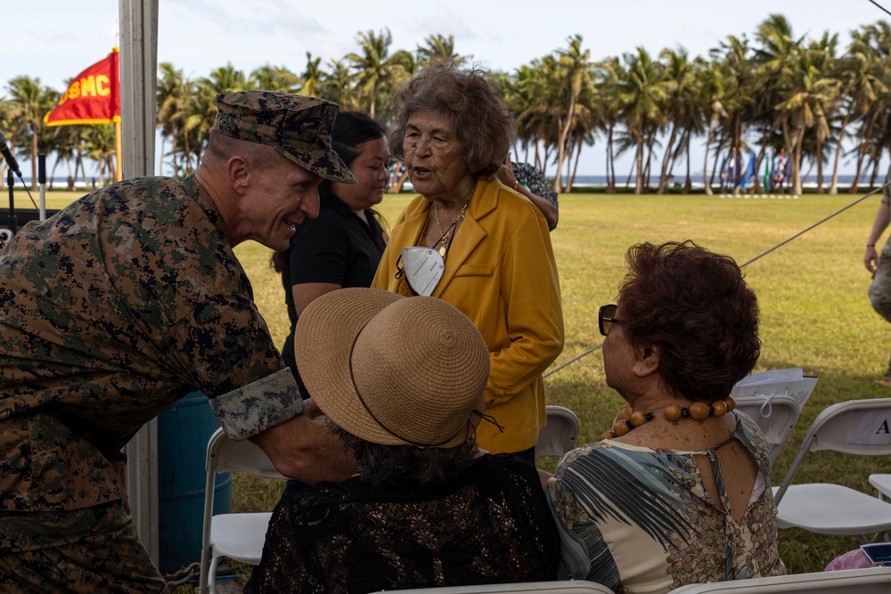 The U.S. Marine Corps reactivates MCB Camp Blaz